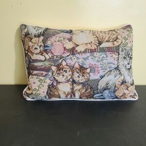 Cat Tapestry Throw Pillow